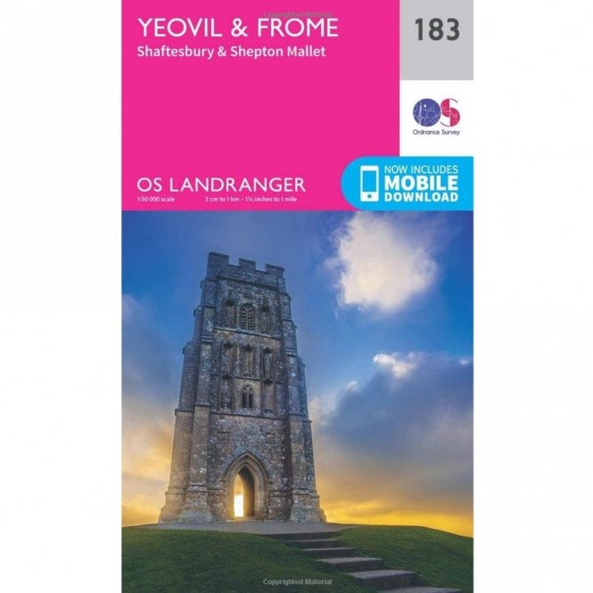 Ordnance Survey  Landranger Map 183 Yeovil & Frome