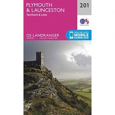 Ordnance Survey Ordnance Survey Landranger Map 201 Plymouth & Launceston, Tavistock & Looe