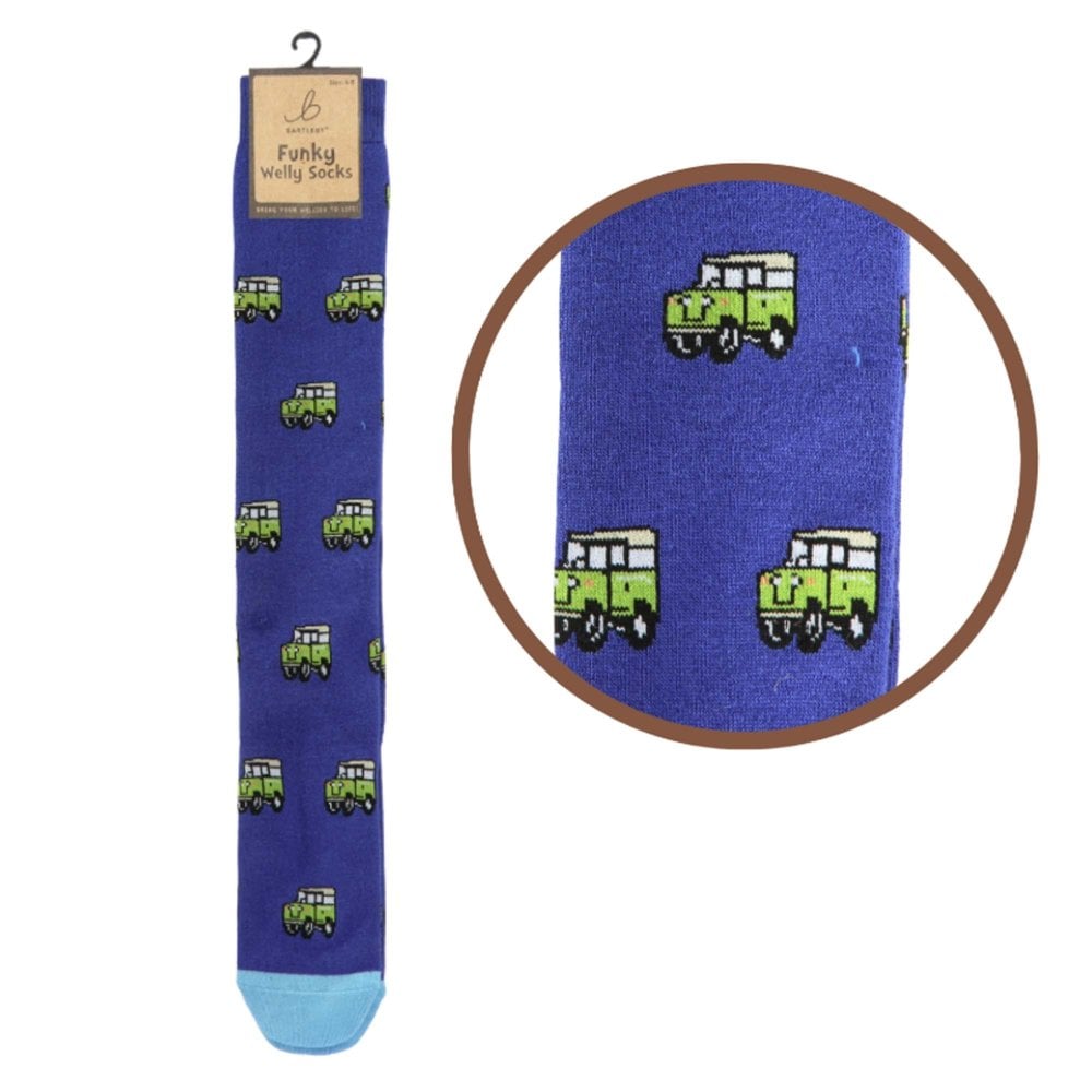Otterdene Unisex Mens Welly Socks: Colour: 4X4 Vehicle - Outdoor Action