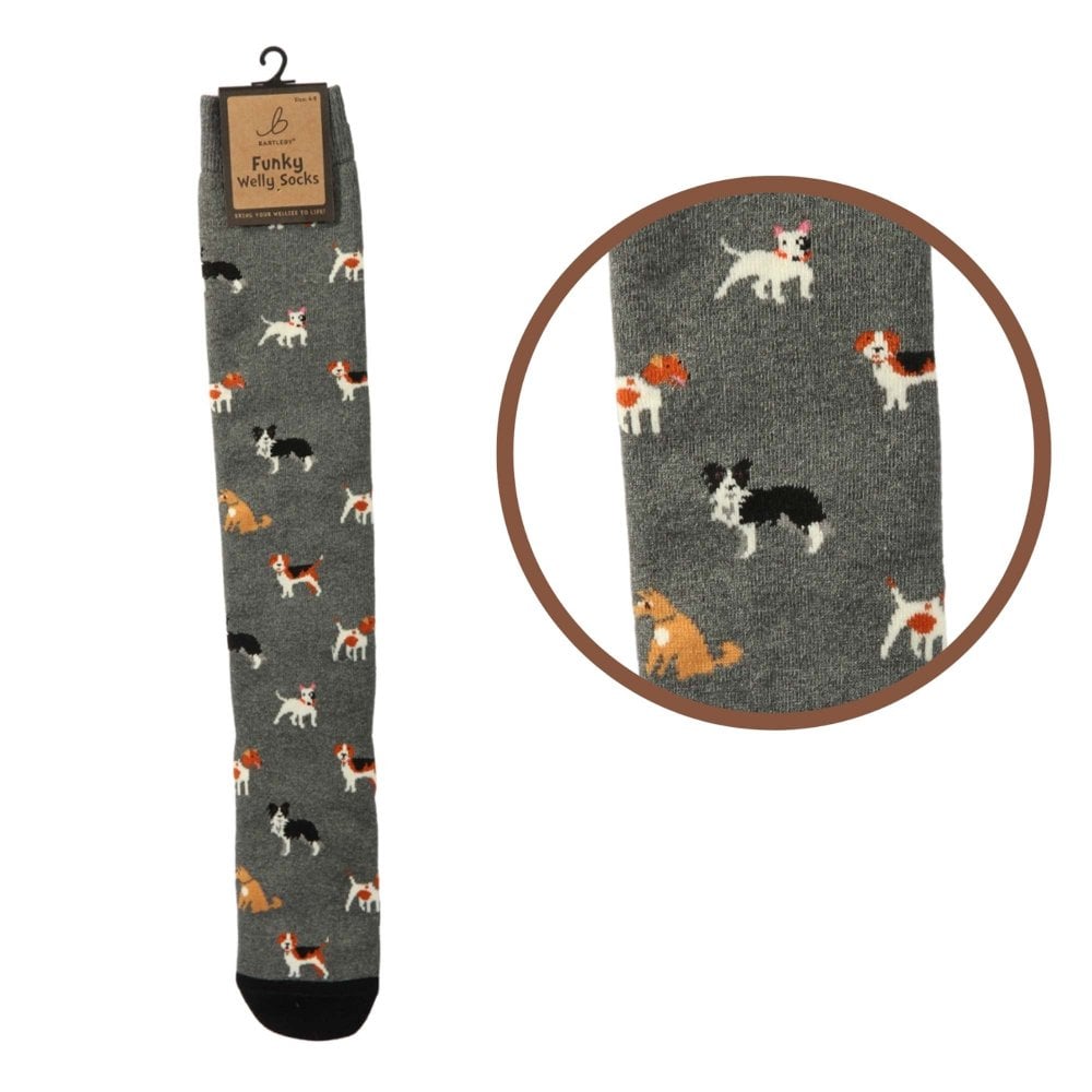 Otterdene Unisex Mens Welly Socks: Colour: Dogs Size 6 - Outdoor Action