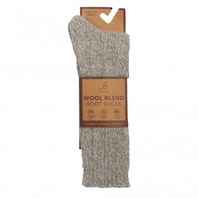 Otterdene  Mens Wool Blend Boot Socks
