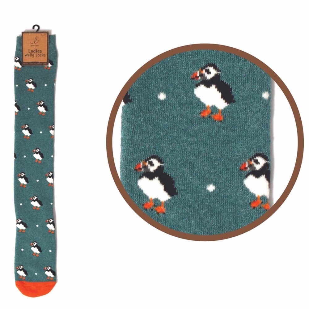 Otterdene Unisex Womens Welly Socks: Colour: Puffin - Outdoor Action