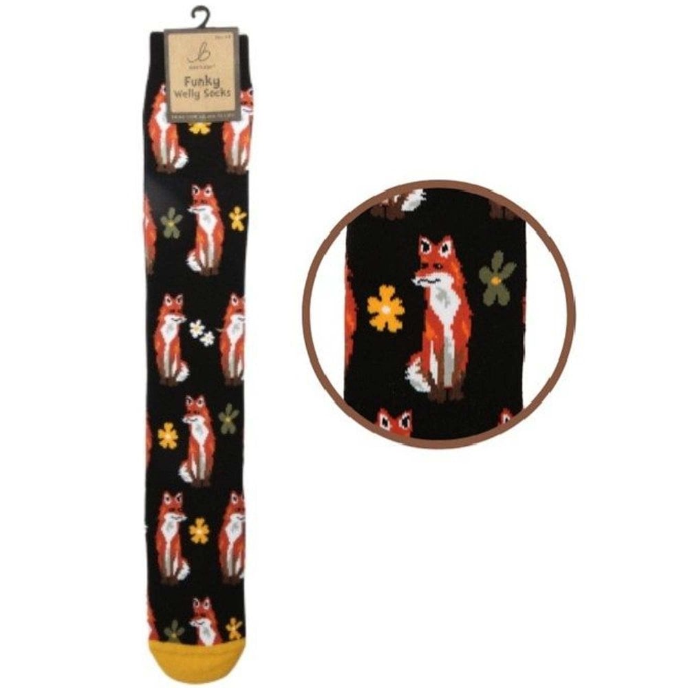 Otterdene Unisex Womens Welly Socks: Colour: Cunning Fox - Outdoor Action