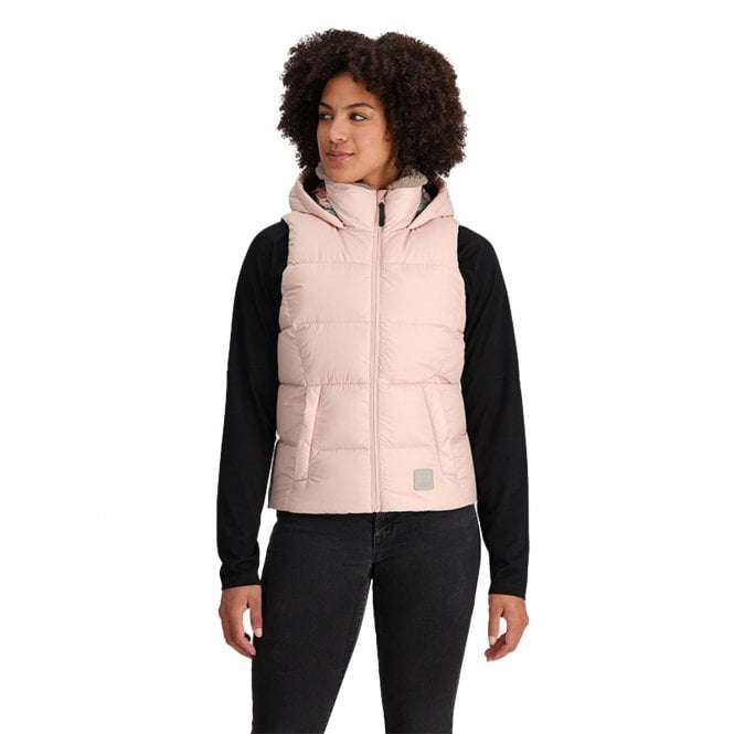 Outdoor Research  Womens Coldfront Hooded Down Vest II - Sample