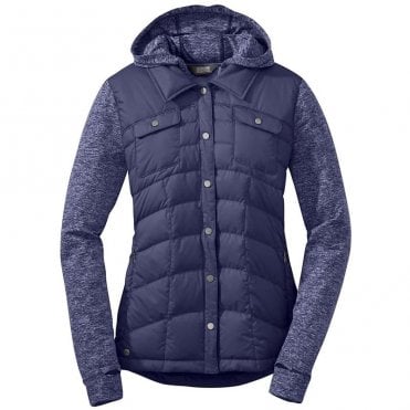 Outdoor Research Womens Plaza Hybrid Down Jacket