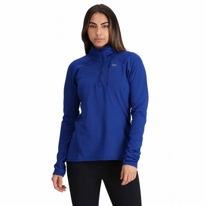 Outdoor Research  Womens Vigor Grid Fleece 1/4 Zip - Sample