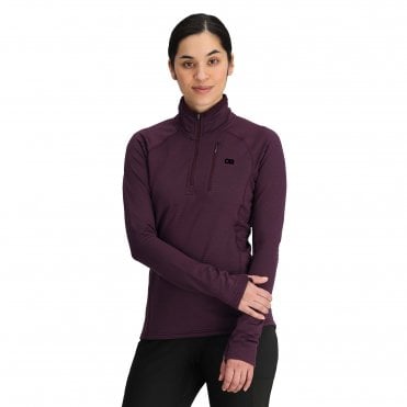 Outdoor Research Womens Vigor Grid Fleece Quarter Zip
