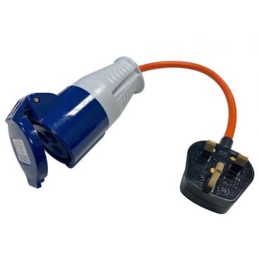 Outdoor Revolution UK Mains Adaptor Mains 13Amp Plug to Caravan Mains Socket