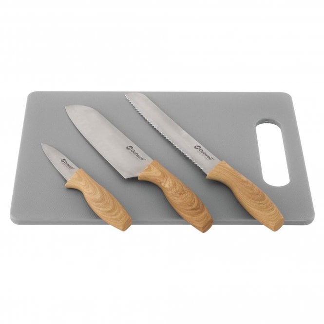 Outwell  Caldas Knife Set W/Cutting board