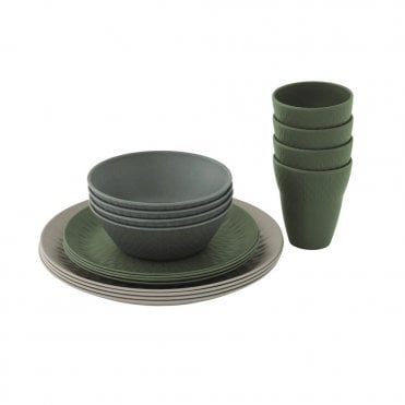 Outwell Tulip 4 Person Dinner Set