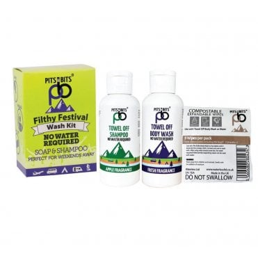 Pits & Bits Festival Wash Kit - 100ml