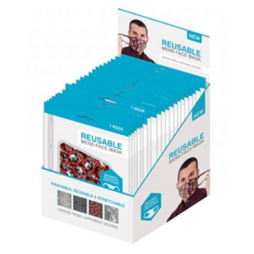 PMS Stretchable Reusable Mens Face Mask