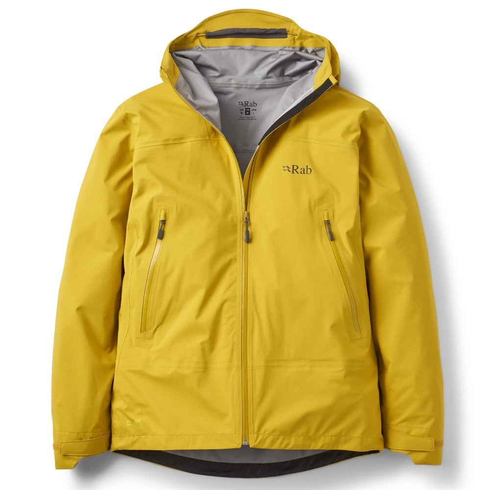 Rab Men's Jaune Waterproof Jacket Firewall Light - Image 2