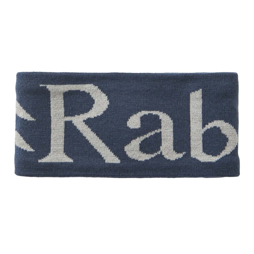Rab Unisex Blue Knitted Headband With Logo - Image 3