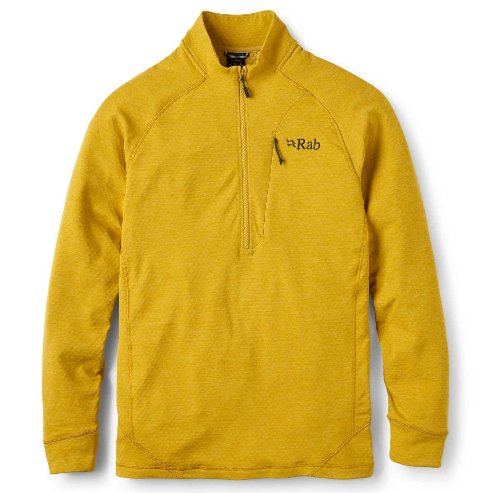 Rab Men's Nexus Fleece Pull-On: : :, Colour: Dark Pollen Large - Outdoor Action