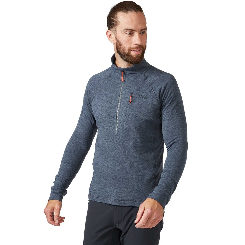 Rab Men's Nexus Fleece Pull-On: : :, Colour: Steel Small - Outdoor Action - Image 3