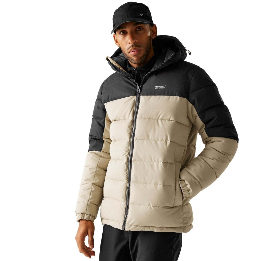 Regatta Men's Grey Aldthorn Water-Resistant Quilted Jacket in Size XL, Sports Direct - Image 4