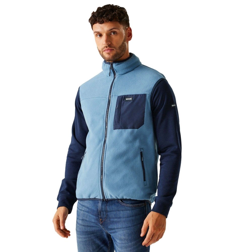 Regatta Men's Coronet Blue/Navy Frankie Fleece Gilet - Sample: : :, C Medium