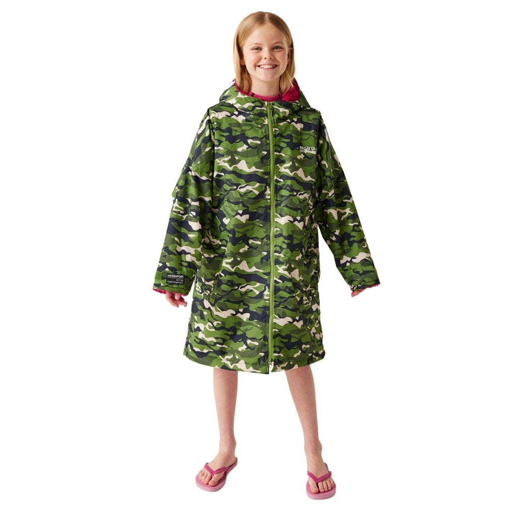Regatta Kids Oversized Fleece Lined Waterproof Changing Robe See Size notes - Image 5