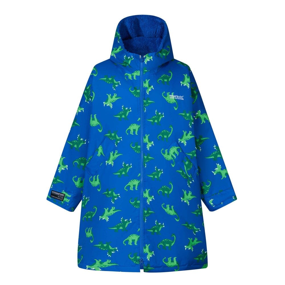 Regatta Junior Waterproof Robe, Blue, Size 5-9 Years - Image 6