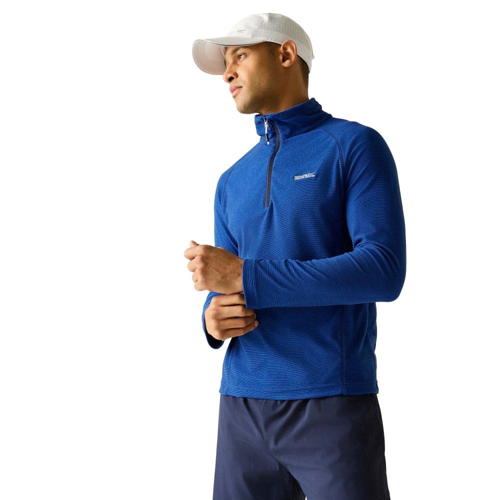 Regatta Men's Bleu Half-Zip Fleece Montes - Image 3