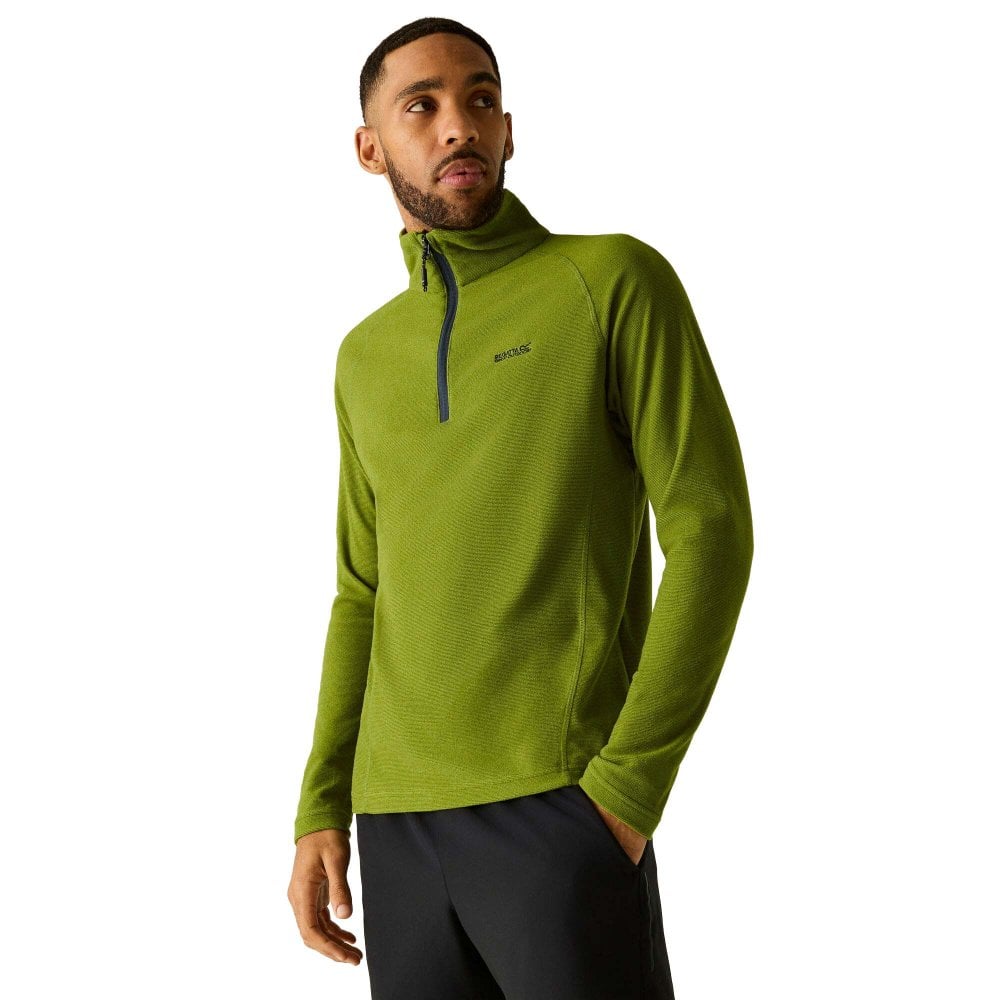 Regatta Men's Montes Fleece - Green Small - Image 3