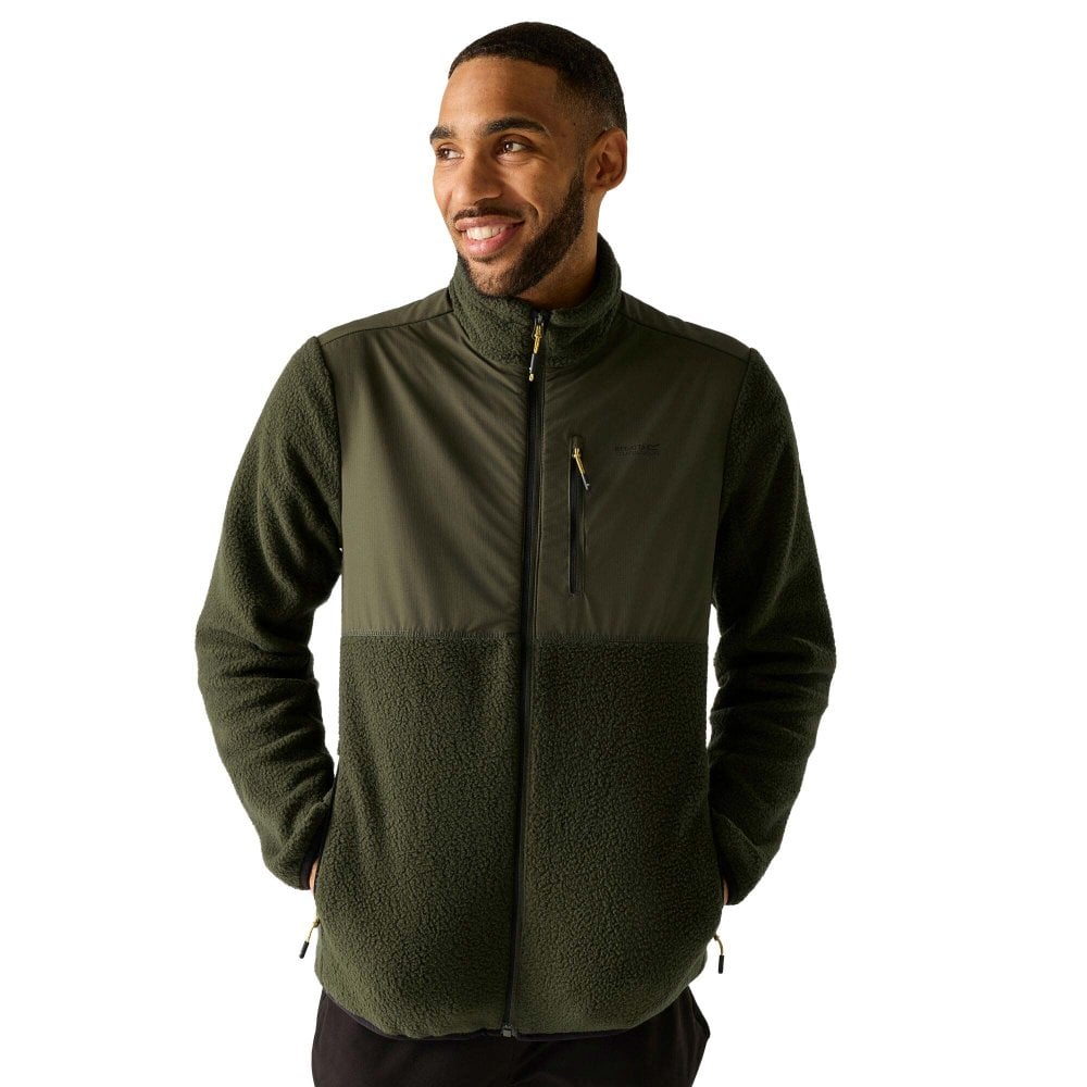 Regatta Men's Morran Water Repellent Fleece Jacket: : :, C Dark Khaki Small - Outdoor Action