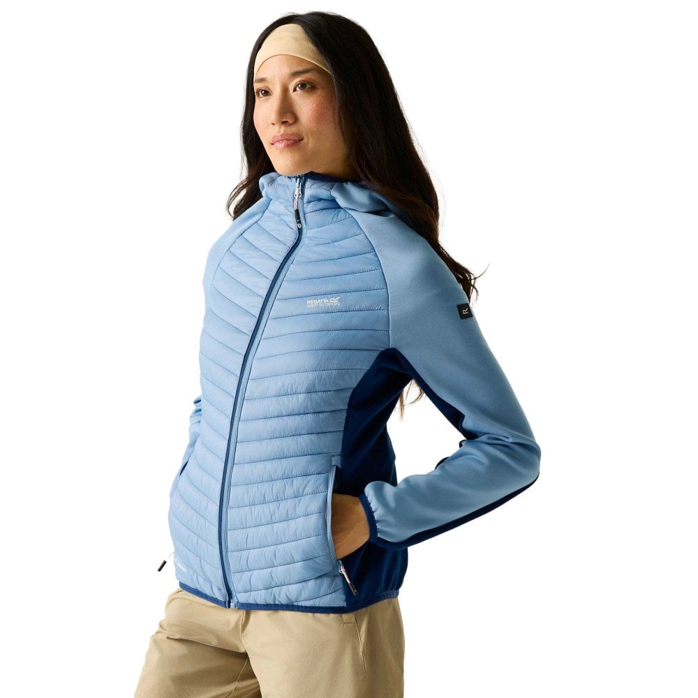 Regatta Women's Andreson Hybrid Jacket: : Washed Denim/Avalanche Blue Size 12 - Outdoor Action