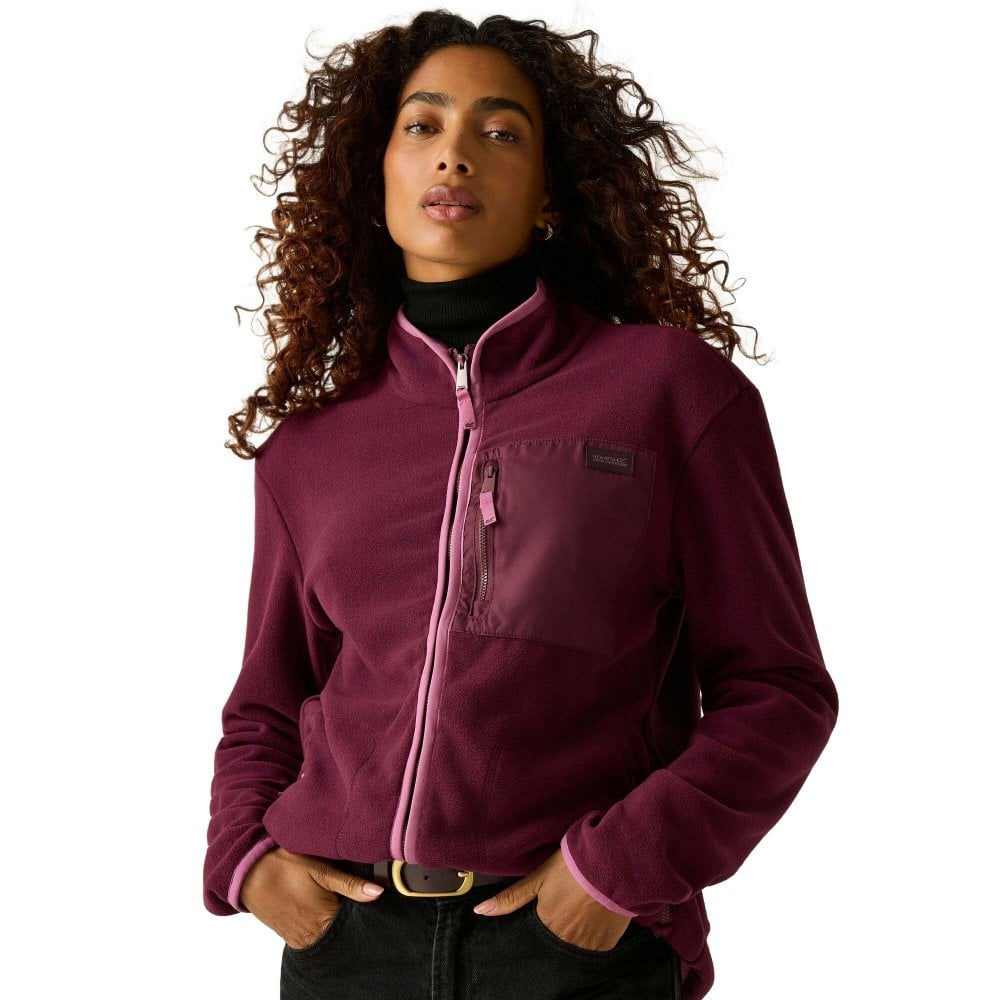 Regatta Women's Frankie Fleece Full Zip Jacket: : : Fig/Violet Size 18 - Outdoor Action