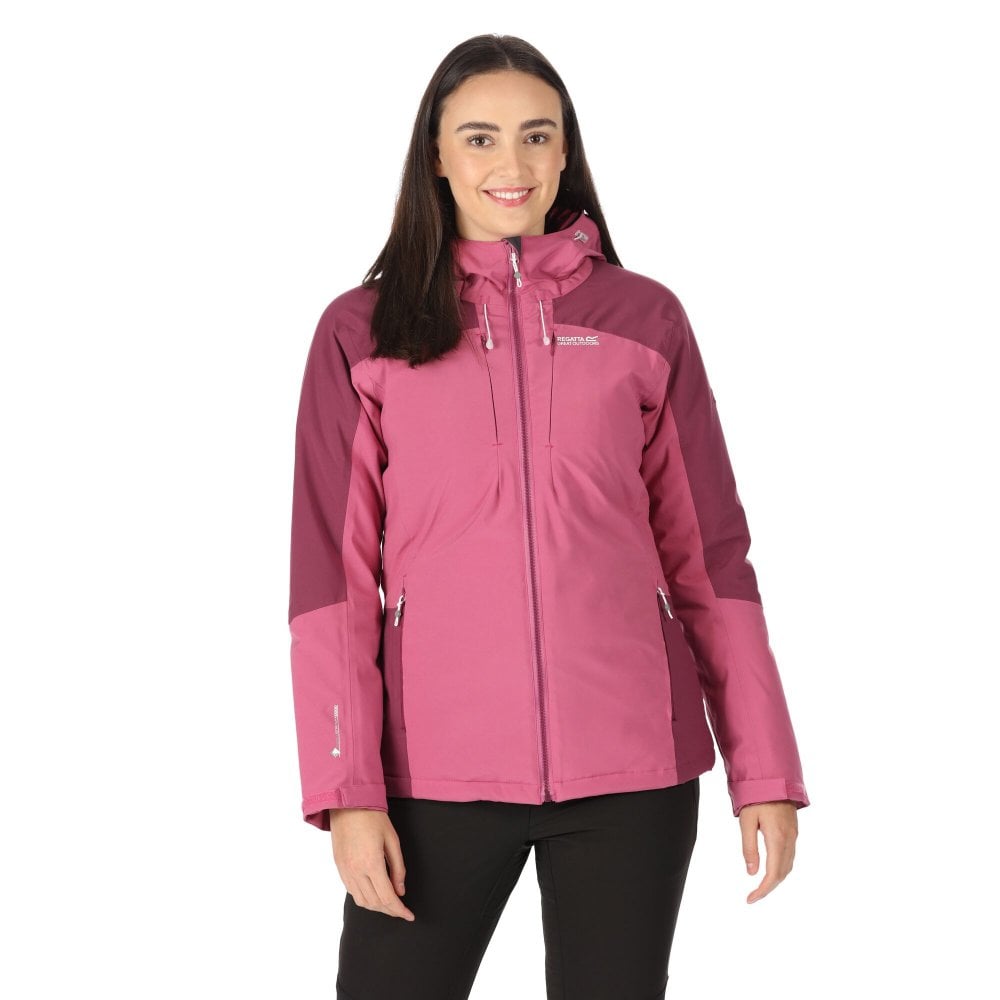 Regatta Women's Amaranth/Violet Highton Ii Stretch Padded Waterproof Jacket: /V Size 10
