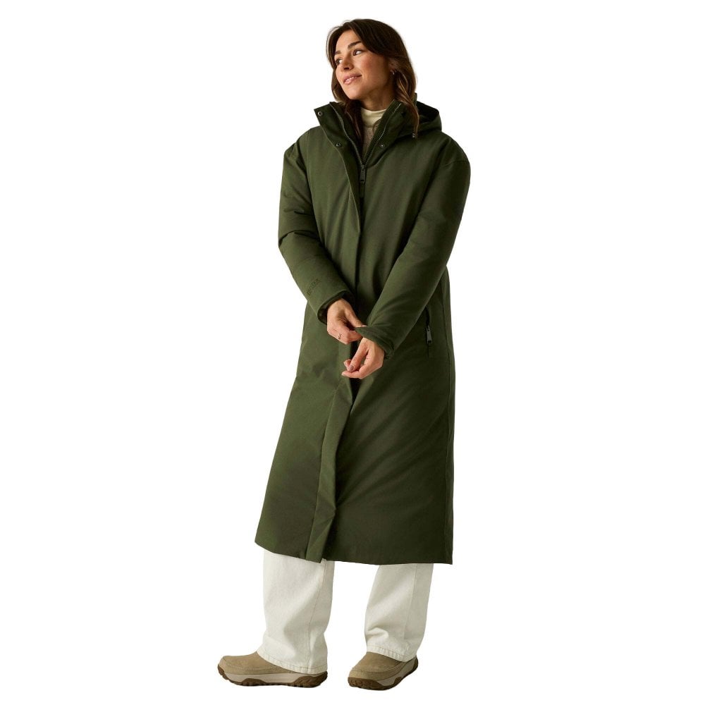 Regatta Women's Janna Waterproof Jacket Green Size 8 - Image 6