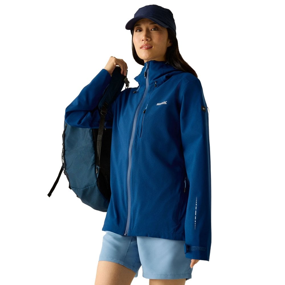 Regatta Women's Oklarna Waterproof Jacket: : :, C Aviator Blue Size 18 - Outdoor Action - Image 3