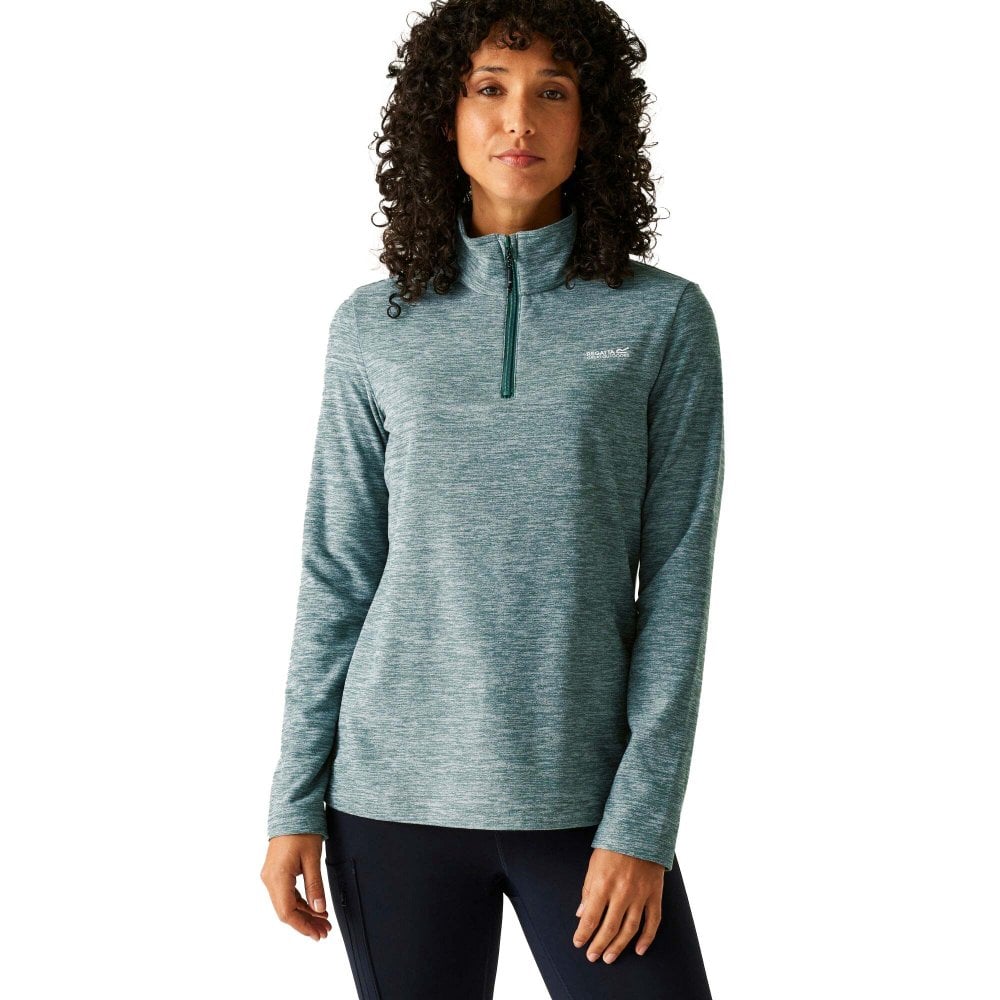 Regatta Women's Sweethart Marl Half Zip Fleece: : : Spruce Green Size 14 - Outdoor Action - Image 2