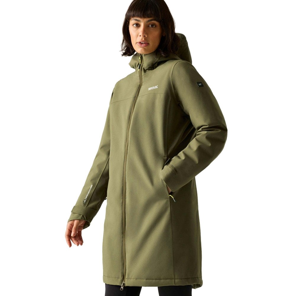 Regatta Women's Taline Waterproof Insulated Jacket: : Siz Olive Night Size 16 - Outdoor Action