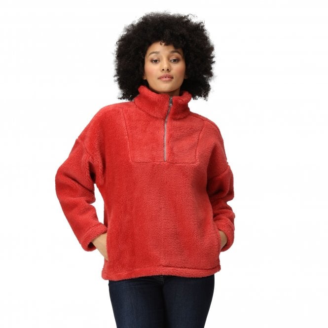 Regatta  Womens Zeeke Fluffy Half Zip Fleece