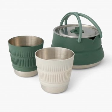 Sea to Summit Detour Stainless Steel Kettle Cook Set - %5B3 Piece%5D 1.6L Kettle