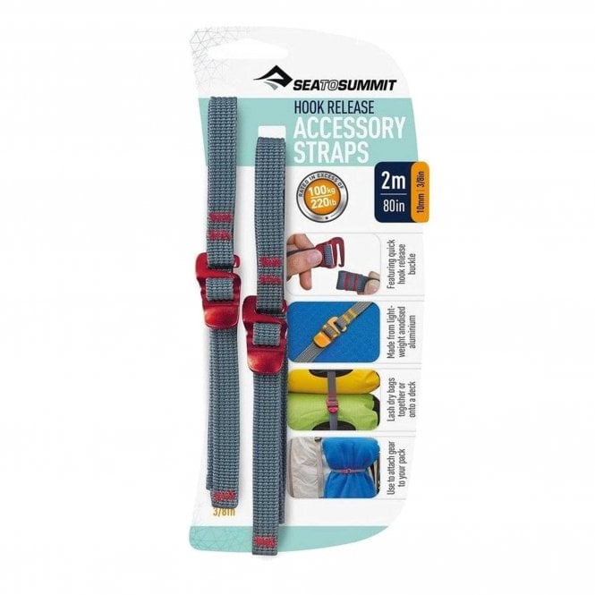 Sea to Summit  Hook Release Accessory Strap 10mm x 2m Red
