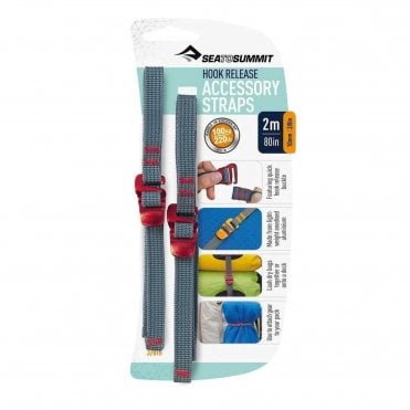 Sea to Summit Hook Release Accessory Strap 10mm x 2m Red