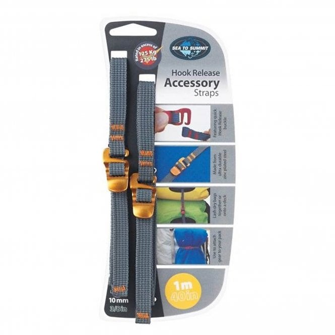 Sea to Summit  Hook Release Accessory Straps 10mm x 1m Hook Release
