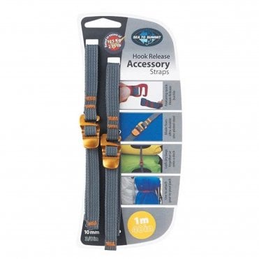 Sea To Summit Hook Release Accessory Straps 10mm x 1m Hook Release