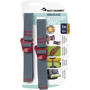 Sea To Summit Hook Release Accessory Straps 20mm x 2m Hook Release