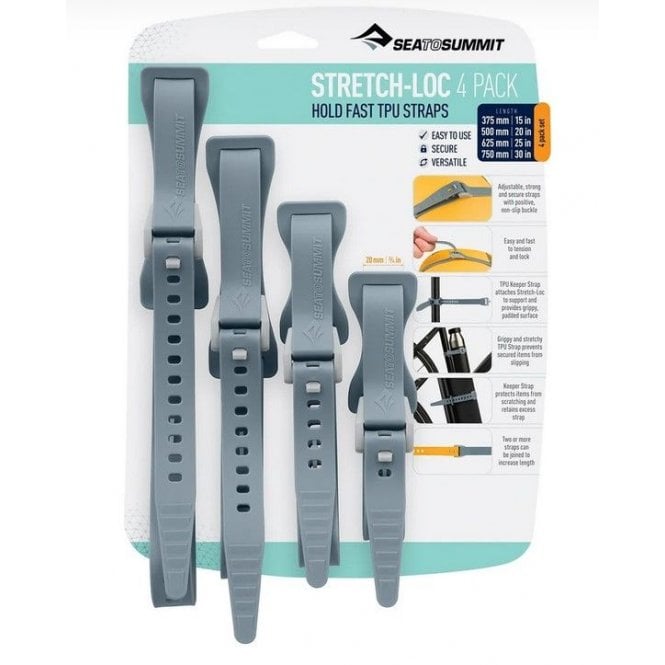 Sea to Summit  Stretch-Loc TPU Straps (4 Pack) 20mm