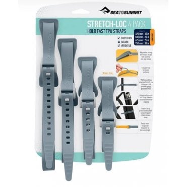 Sea to Summit Stretch-Loc TPU Straps (4 Pack) 20mm