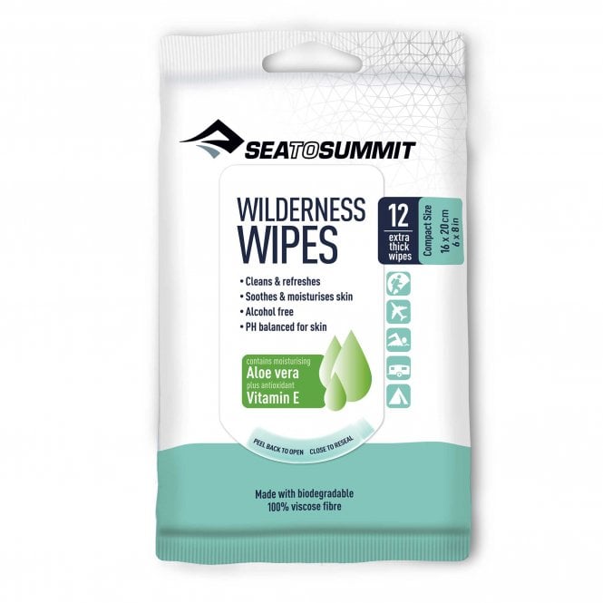 Sea to Summit  Wilderness Wipes - Compact 12 Wipes
