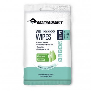 Sea to Summit Sea to Summit Wilderness Wipes - Compact 12 Wipes