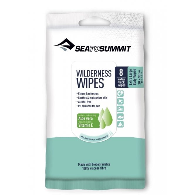 Sea to Summit  Wilderness Wipes - XL 8 Wipes