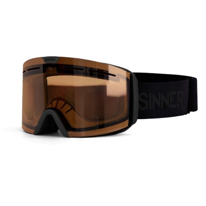 Sinner  Arc Trans+ Goggle - Black With Double Trans+ Flash Mirror Orange