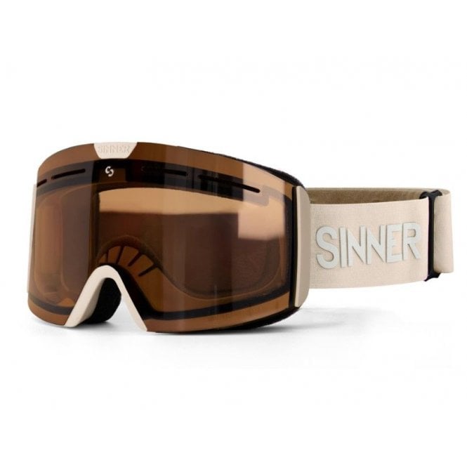 Sinner  Arc Trans+ Goggle - Light Grey With Double Trans+ Flash Mirror Orange