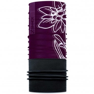 Sinner Bandana Fleece Edelweiss Burgandy