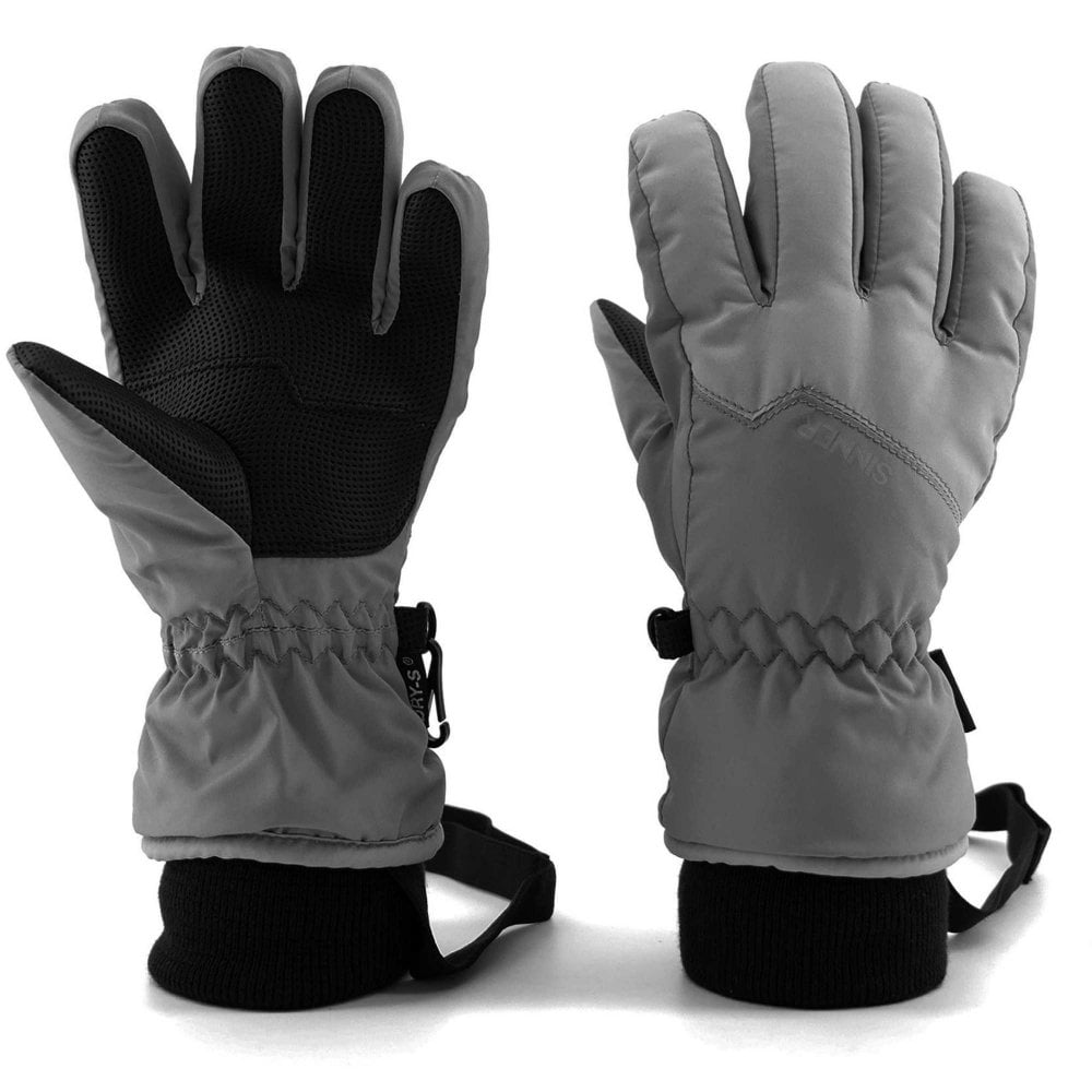 Sinner Junior Phoenix Glove: Grey: 11-12 Years Size: 11-12 Years, Colo